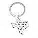 Ms.Clover Long Distance Relationship Gift I Love You to Texas and Back Keychain, Texas Sign- Going Away Gifts (White)
