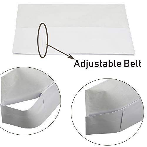 [50 Pack] White Paper Chef Hat - Disposable Soda Jerk Cap for Food Server, Retro Diner Theme, Baking and Party Favors, For Kids and Adults - Thumbnail 4