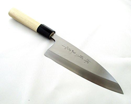 Sakai Takumi Ajimasa, Yasuki Shirogami(White Steel)/Japanese Chef's Deba Knife DW series,Hongasumi-Finish (150mm/5.9")