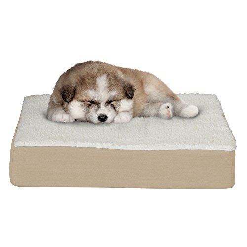Orthopedic Dog Bed 2Layer Memory Foam Dog Bed with Machine Washable