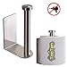 Toilet Paper Holder, Self Adhesive TocTen 304 Stainless Steel Rustproof Paper Roll Holder, No Drilling Easy to Install, The Bathroom Accessory Suitable for Office, Kitchen, Bathroom (Brushed, 5IN)