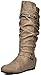 Dream Pairs Women's Knee High Low Hidden Wedge Boots (Wide Calf Available)