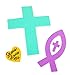 Creative Hands Foam Stickers, Faith