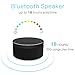 LINGYI Bluetooth Speaker | 18-Hour Playtime | Built-in Mic Free Calls | AUX Line & TF Card Slot | 33-Foot Bluetooth Range | HD Sound and Bass Best Portable Speakers (Black)
