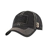 BLACKHAWK! Men's Tactical Cap, One Size, Black/Stone