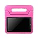AVAWO Fire 7 2015 Case - Light Weight Shock Proof Convertible Handle Stand Kids Friendly for Amazon Fire 7 inch Display Tablet (5th Generation - 2015 Release Only), Magenta/Rose