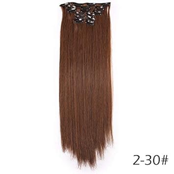 Amazon Com 21colors 16clips Long Straight Synthetic Hair