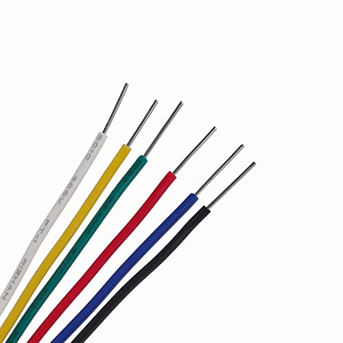 Filo Di Aggancio Solido 24 AWG Calibro Rosso 250 Piedi 0,0201 - Foto 4