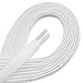 OrthoStep Narrow Flat Athletic 36 inch White Shoelaces - High Durability Shoe and Sports Shoelaces 2 Pair Pack