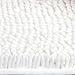 Vdomus Soft Microfiber Shag Bath Rug Extra Absorbent and Comfortable Anti-Slip Machine-Washable Large Bathroom Mat (20x32 Inch, White)