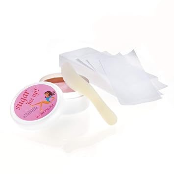Sugaring Sugar me UP! Einfache Haarentfernung mit Zuckerpaste inkl. Vliesstreifen, Spatel, Anwendungsanleitung