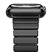 [UPGRADED] Oittm Watch Band for Apple Watch Series 4, 44mm/42mm Stainless Steel Replacement Strap Link Bracelet Metal iWatch Band with Double Button Folding Clasp for Apple Watch 4/3/2/1 (Space Black)