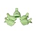 Sannysis 5PC Toenail Nail Art Soak Off Cap Clip UV Gel Polish Remover Wrap Tool Plastic (Green)