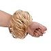 Stamped Glorious Real Human Bun Extensions Hair Pieces for Women Wedding Messy Hair Scrunchies Chignon Hairpiece Natural Hair for Women Kids Donut Updo Ponytail Hair Chignons (613), 2 Count