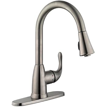 Glacier Bay Market Single Handle Pull Down Sprayer Kitchen Faucet