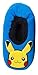 Pokemon Pikachu Face Toddler Boys Babba Slippers (S/M (shoe 8-13))