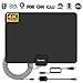 Sobetter TV Antenna - Digital HD TV Antenna 50-80 Miles Range Compatible 4K 1080P Free TV Channels Powerful Detachable Amplifier Signal Booster,Longer Coax Cable All TVs [2018 Upgraded]