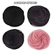 REECHO 2 PCS Mini Claw Clip in Messy & Cat Ears Hair Bun Extensions Wig Accessory Updo Hair Pieces for Women Girl- Light Pinkthumb 4