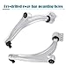 Front Lower Control Arm for Pontiac G6, Chevrolet Malibu, Saturn Aura, Both Driver & Passenger Side, Bushing and Ball Joint Assembly.