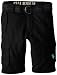 U.S. Polo Assn. Big Boys' Ripstop 6 Pocket Cargo Short with Belt, Black, 12