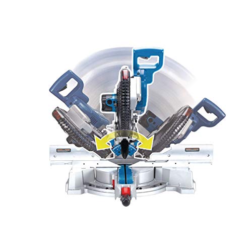 Hercules HE74 12" Professional DoubleBevel Sliding Compound Miter Saw