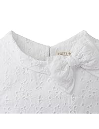 Hope & Henry - Vestido con ojales para niña
