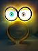 Nicky Bigs Novelties LED Light Up Eyeballs With Goggles Headband,One Size