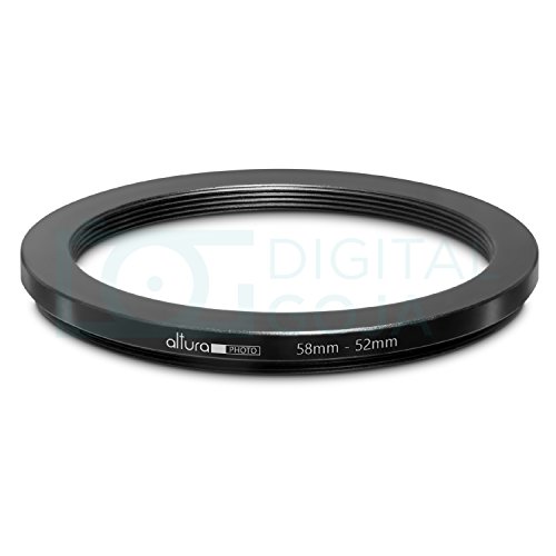 Altura Photo 58-52MM Step-Down Ring Adapter (58MM Lens to 52MM Filter or Accessory) + Premium MagicFiber Lens Cleaning Cloth - Thumbnail 4