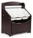 Humble Crew 3-in-1 Kids Bookshelf and Toy Storage Organizer, Espresso - Toddler Organizers with Rolling Toy Box and 3 Plastic Bins – Sturdy Baby Book Shelf, Perfect for Nursery and Playroom