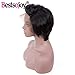 Bestsojoy Hair 10A Brazilian Straight Lace Front Wig Short Human Hair Wigs For Black Women 150% Density Bob Lace Front Wigs 13x4 Lace Frontal Wig Remy (6