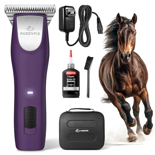 FuzzyFix Professional Cordless Horse Clippers