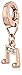 Fossil Music Note Charm