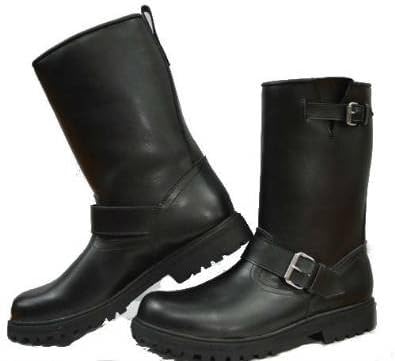 tall leather motorcycle boots