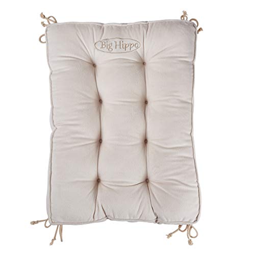 Big Hippo Rocking Chair Cushions Set,Rocking Chair Pads with Ties Soft