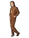 Footed Pajamas - Teddy Bear Kids Hoodie Chenille