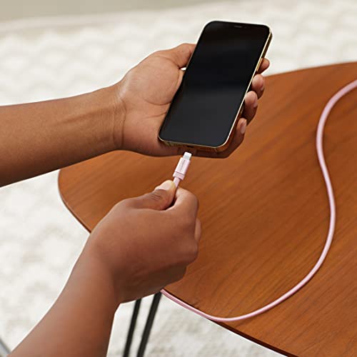 Amazon Basics Nylon USBA to Lightning Cable Cord, MFi Certified