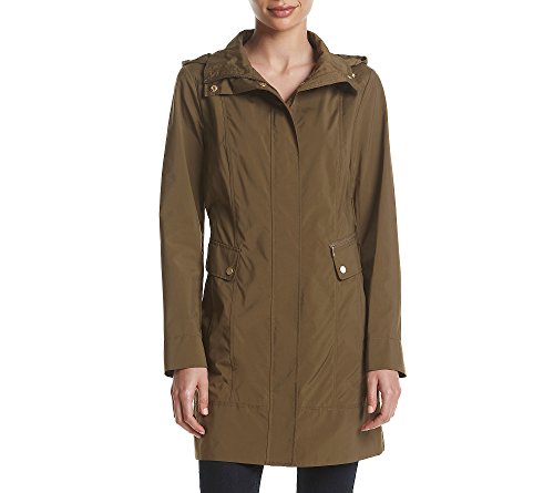 back bow packable hooded raincoat