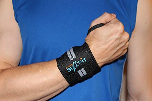 Fitness Professional Quality Wrist Wraps for Powerlifting, Bodybuilding, Crossfit, Weightlifting Wrist Supports for Weight Training.