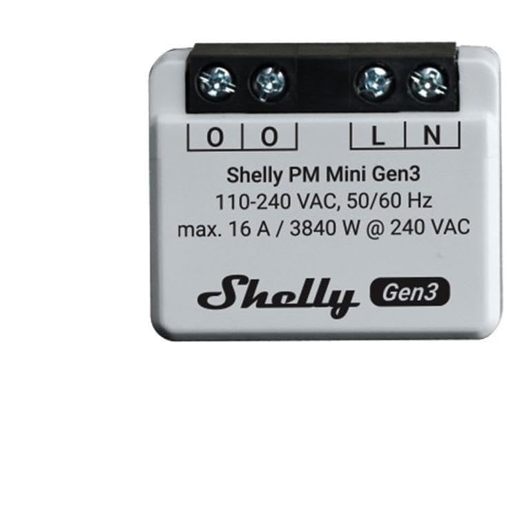 Shelly Plus PM Mini Gen 3 Kabelloser WLAN-Schalter, Bluetooth
