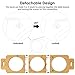 Petacc Elevated Dog Bowls Raised Pet Bowl Dog Bowls Cat Feeders with Bamboo Holder and 3 Melamine Bowls for Cats and Small Dogs, 2 Usage Ways (1)