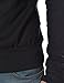 4BH Mens Casual Luxury Buckle Hoodie Slim Cotton Sweatshirts BLACK US L(Tag size 2XL)