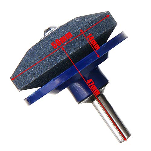 2Pcs Grinding Drill Sharpener Lawnmower Faster Rotary Drill Blade Sharpener Grinding Tool Garden Lawn Mower Parts - Thumbnail 2