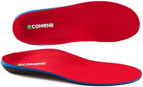 Orthotics for Flat Feet by COMENII, Shoe Inserts Arch Support Insoles Fight Against Plantar Fasciitis, Relieve Feet Pain, Heel Pain and Pronation For Men and Women (US Mens 10-10.5 | Womens 12-12.5)