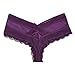 YiZYiF Men's Pouch Sissy Lace Floral Underwear Criss-crossing Bikini Panties Lingerie Purple X-Large