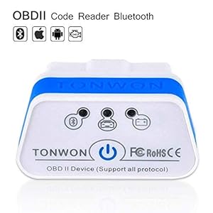 TONWON OBD Bluetooth, OBD2 Interface DTC Code Lezer Controleer Engine Scanner Auto Diagnostisch hulpprogramma voor…