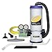 ProTeam Backpack Vacuums, Super CoachVac Commercial Backpack Vacuum Cleaner with HEPA Media Filtration and Telescoping Wand Tool Kit, 10 Quart, Corded primary