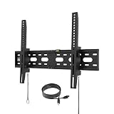 Fortress Mount TV Wall Mount for Most 40-75" TVs up to 165 lbs and 9-feet HDMI Cable