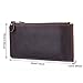 S-ZONE Men Vintage Crazy Horse Leather Multi Credit Card Holder Organizer Wallet
