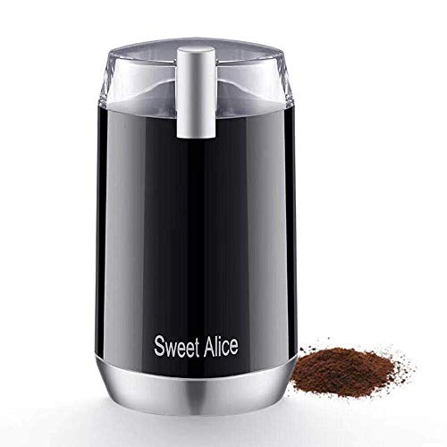 Sweet Alive Electric Coffee Grinder, 120V Powerful Stainless Steel Blade With large Grinding Capacit Sweet Alive Electric Coffee Grinder, 120V Powerful Stainless Steel Blade With large Grinding Capacit