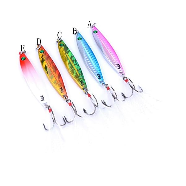 Aorace-5pcslot-fishing-metal-lure-Lead-Fish-hook-with-feather-Crankbaits-Bass-7g10g14g17g21g28g